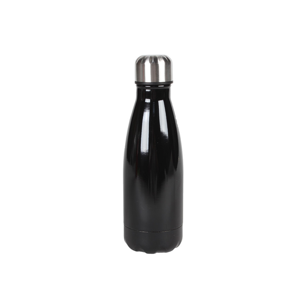 Θερμός μπουκάλι 350 ml Φ7Χ22,5 εκ. μαύρο  6115-2