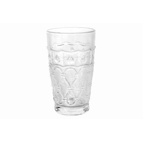 Ποτήρια νερού γυάλινα τεμ. 6 260 ml Φ7,3Χ12,5 εκ.  61217