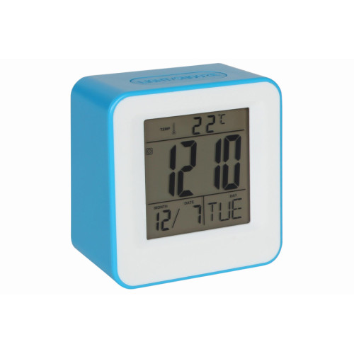 Ρολόι ξυπνητήρι ψηφιακό μπλε  84402-3