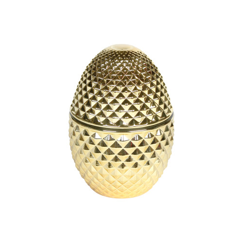 Αυγό διακοσμητικό γυάλινο Φ8Χ12 εκ. χρυσό  72608