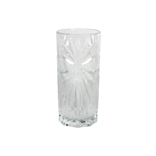 Ποτήρια νερού γυάλινα τεμ. 6 300 ml Φ6,7Χ14,3 εκ. με ανάγλυφο σχέδιο  61301