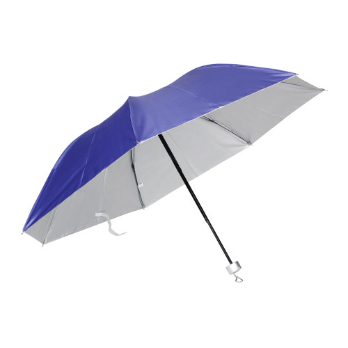 Ομπρέλα βροχής σπαστή με χειροκίνητο μηχανισμό και 7 ακτίνες Φ95 εκ. μωβ  05091-10