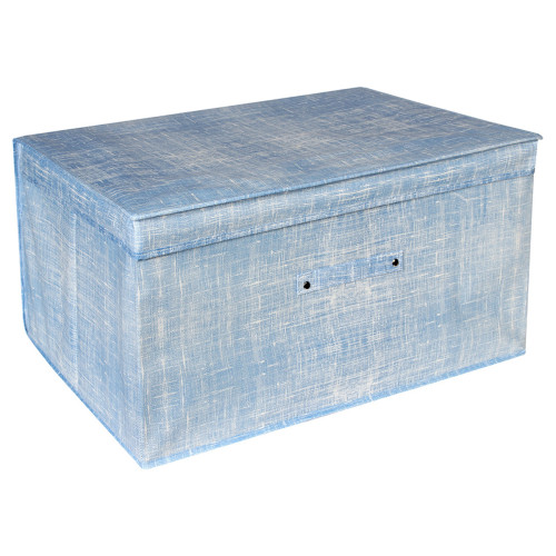 Κουτί αποθήκευσης πτυσσόμενο 60Χ40Χ30 εκ. μπλε  57940-2