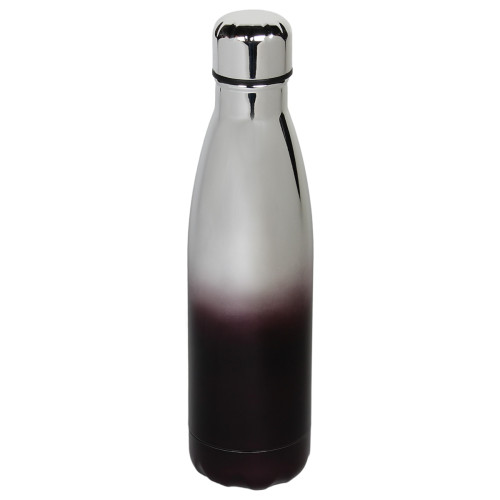Θερμός μπουκάλι vacuum 500 ml Φ7Χ27 εκ. ασημί μαύρο  61151-5