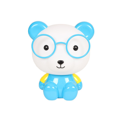 Πορτατίφ παιδικό Ε14 Αρκούδος με γυαλιά μπλε  88499-21