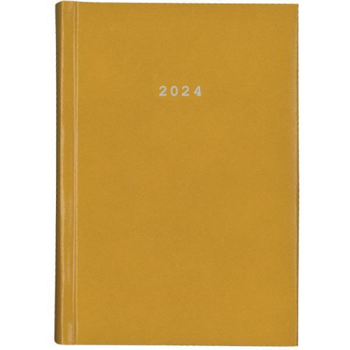 Next ημερολόγιο 2024 prestige ημερήσιο δετό μουσταρδί 12x17εκ.