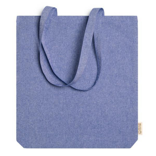 Τσάντα με μακρύ χερούλι Υ42χ38x8,5εκ. μεγάλη μπλε
