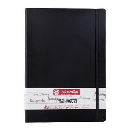 Talens Scetch book Dot μαύρο 80φυλ. 21x30εκ. 80 γρ.