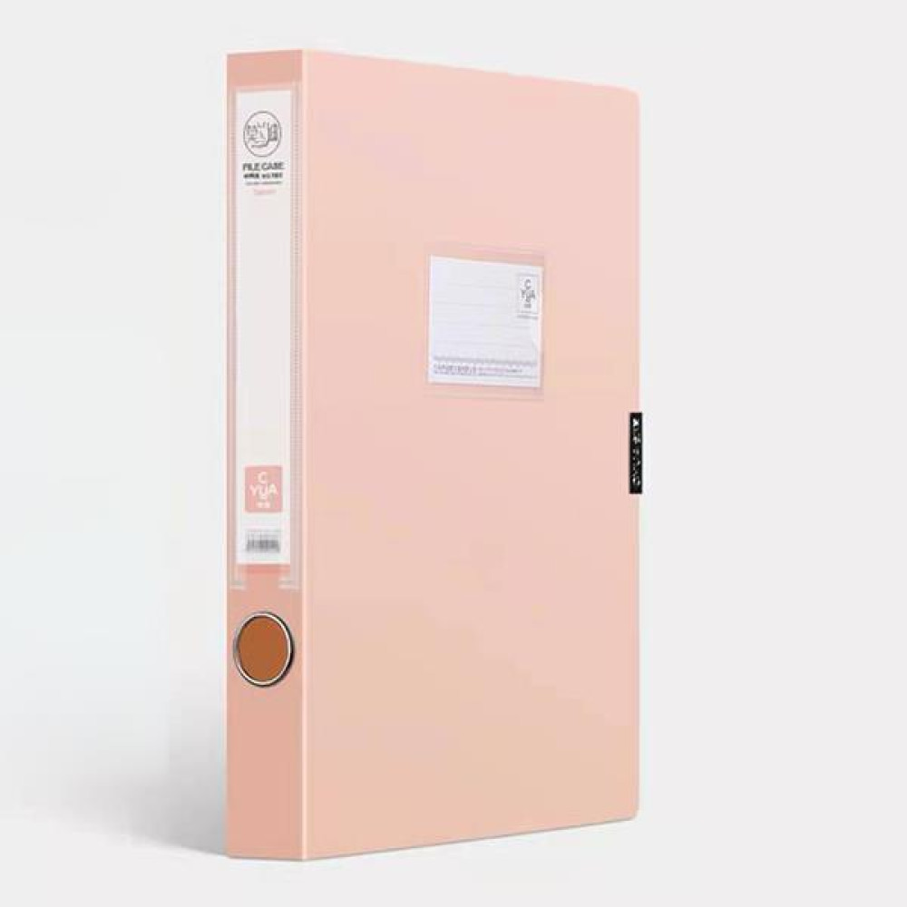 Κουτί αρχειοθέτησης pastel A4 Υ32x23.8x3,8εκ ροζ