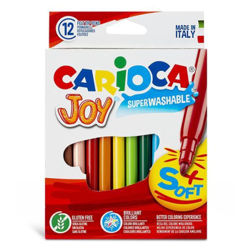 Carioca Joy μαρκαδόροι 12 χρωμάτων