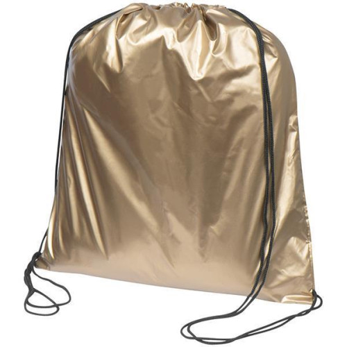 Τσάντα γυμναστηρίου χρυσό Υ42x34εκ.