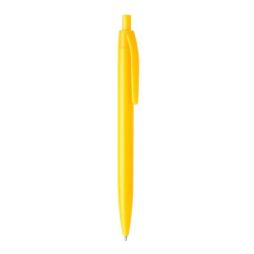 Στυλό από ABS κίτρινο με κλιπ Υ13,8xØ1εκ