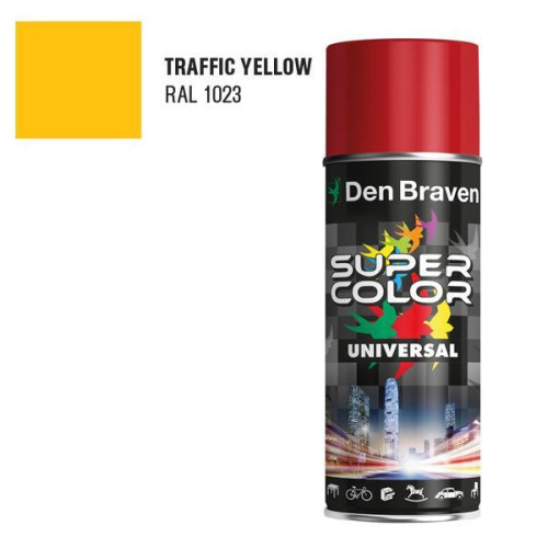 Den Braven SC UNIVERSAL ακρυλικό σπρέι κίτρινο 400ml