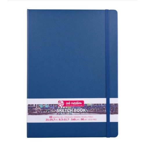 Talens Sketch book navy blue 80φυλ. 21x30εκ. 140 γρ.