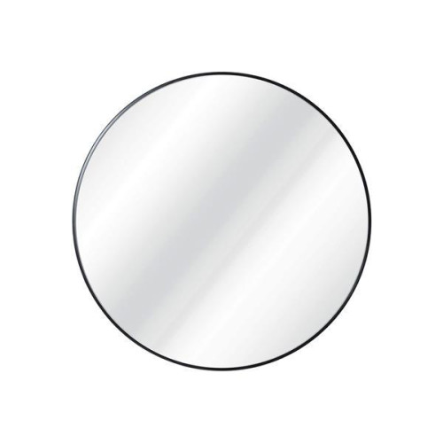 Nextdeco καθρέφτης επιτοίχιος στρογγυλός Ø60εκ. με μαύρο μεταλλικό πλαίσιο