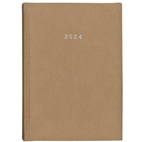 Next ημερολόγιο 2024 old leather ημερήσιο δετό ταμπά 12x17εκ.