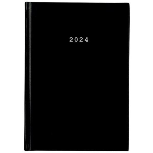 Next ημερολόγιο 2024 basic ημερήσιο δετό μαύρο 14x21εκ.