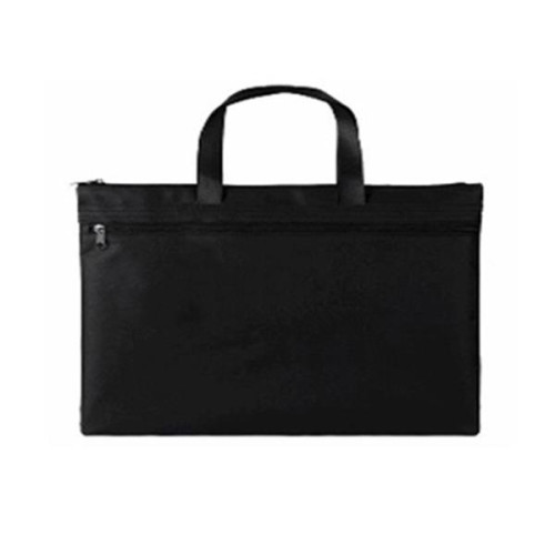 Τσάντα εγγράφων, 39x30,5 εκ. με δύο θήκες μαύρη