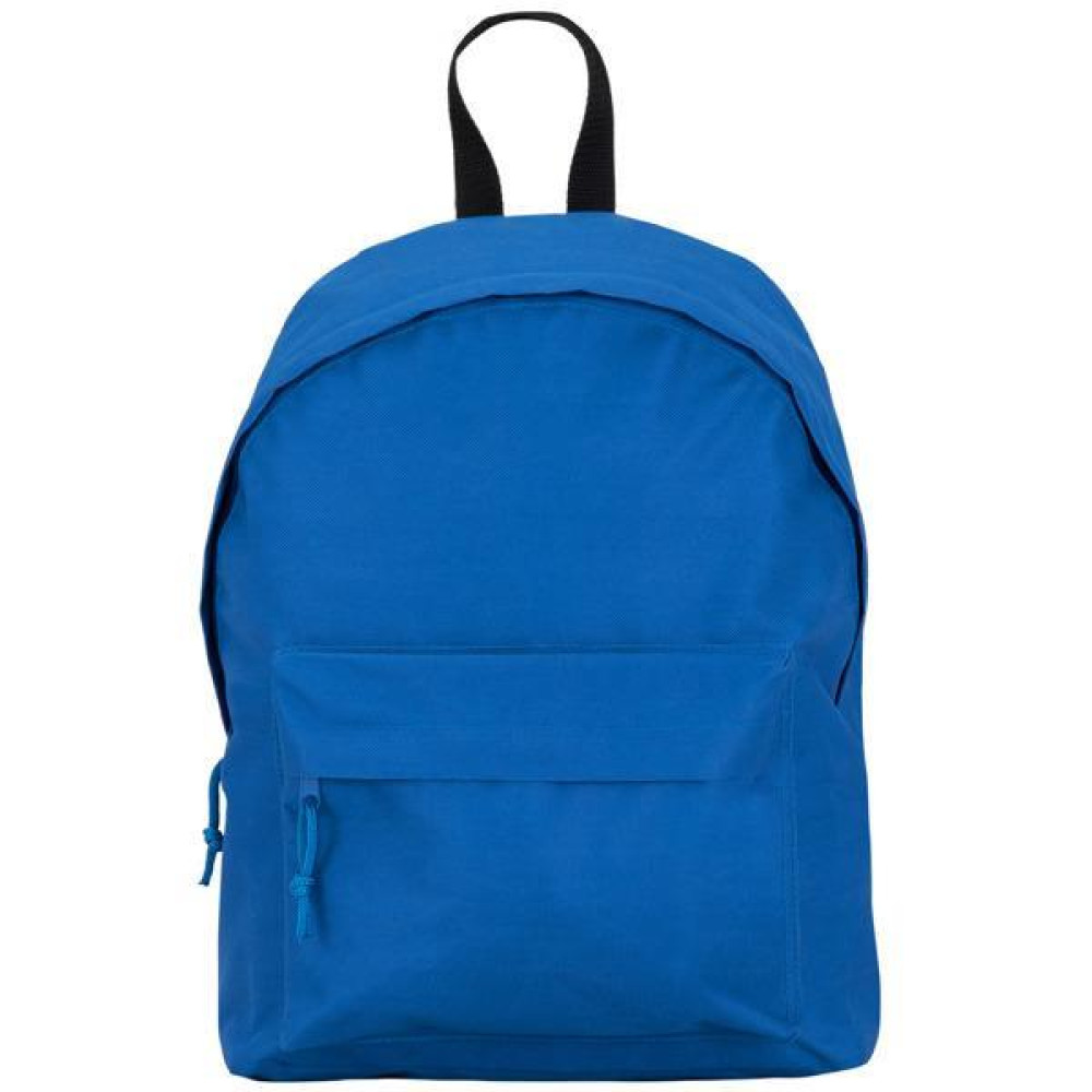 Τσάντα πλάτης με μπροστινή τσέπη μπλε Υ38x28x12 εκ