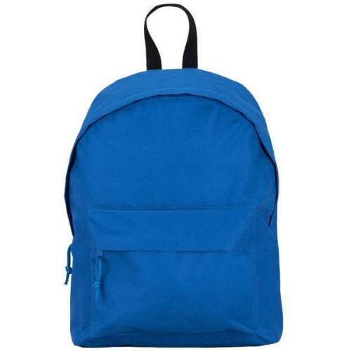 Τσάντα πλάτης με μπροστινή τσέπη μπλε Υ38x28x12 εκ