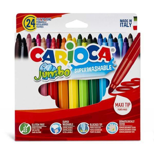 Carioca Jumbo μαρκαδόροι 24 χρωμάτων