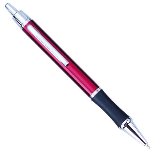 Στυλό με κουμπί μεταλλικό κόκκινο 