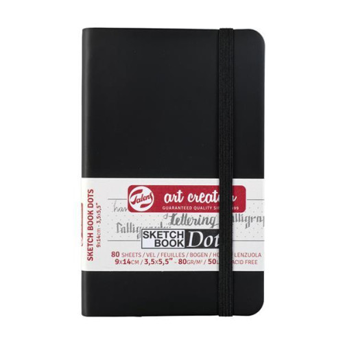Talens Scetch book Dot μαύρο 80φυλ. 9x14εκ. 80 γρ.