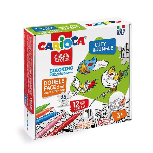 Carioca Puzzle 2σε1 χρωματίζω 