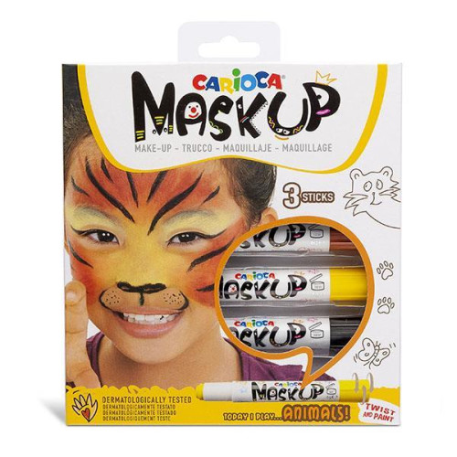 Carioca Mask Up προσώπου Animals σετ 3 χρωμάτων