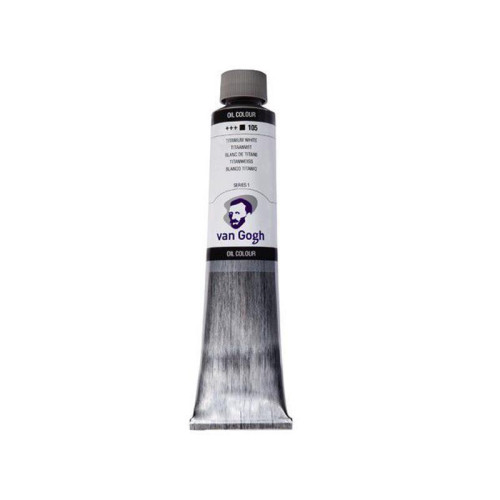 Talens van gogh χρώμα λαδιού 105 titanium white 200ml