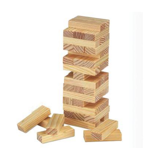 Επιτραπέζιο Jenga ξύλινο 45 τεμαχίων Υ16x5x5εκ.