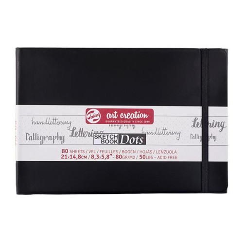 Talens Scetch book Dot μαύρο 80φυλ. 21x15εκ. 80 γρ.