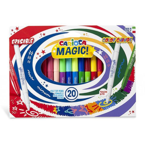 Carioca magic markers μαρκαδόροι 20 χρωμάτων