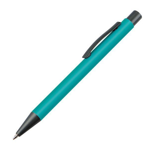 Στυλό πλαστικό τυρκουάζ με μεταλλικό κλιπ Υ14xØ1εκ.