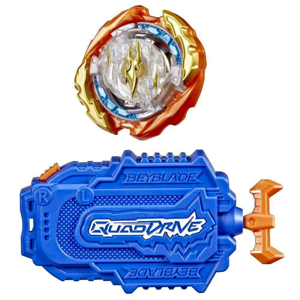 Hasbro Beyblade Burst: Quad Drive 4 in 1 - Cyclone Roktavor R7 Cyclone Fury String Launcher Set (F3320)