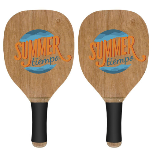 ΡΑΚΕΤΕΣ ΞΥΛΙΝΕΣ ΠΑΡΑΛΙΑΣ SUMMERtiempo ~390gr/ΡΑΚΕΤΑ, ~590cm²,  40x22x1,2cm SUMMERtiempo 621460