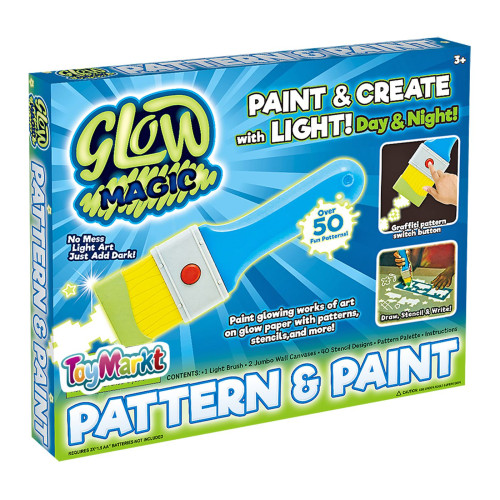 PATTERN PAINTER ΠΙΝΕΛΟ ΜΠΑΤΑΡΙΑΣ, ΦΩΣΦΟΡΙΖΕΙ ΣΤΟ ΣΚΟΤΑΔΙ 30x25x3cm ToyMarkt 913197