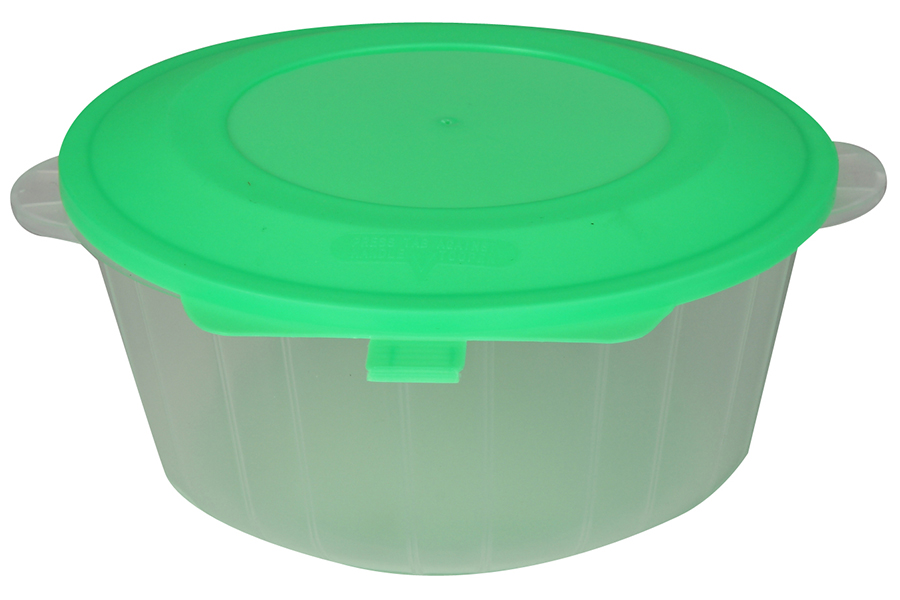 Keskor Δοχείο φαγητού πλαστικό τεμ. 1 Φ16Χ7,5 εκ. χρ. πράσινο 55822-2