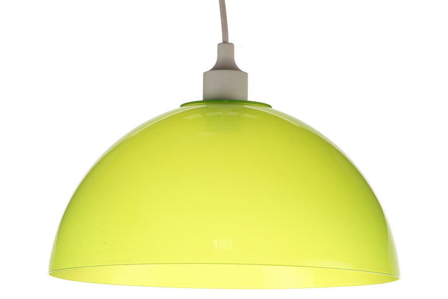 Keskor Φωτιστικό μονόφωτο πλαστικό E27 Φ34,5Χ17 εκ. χρ. πράσινο - HL003912 610039-12