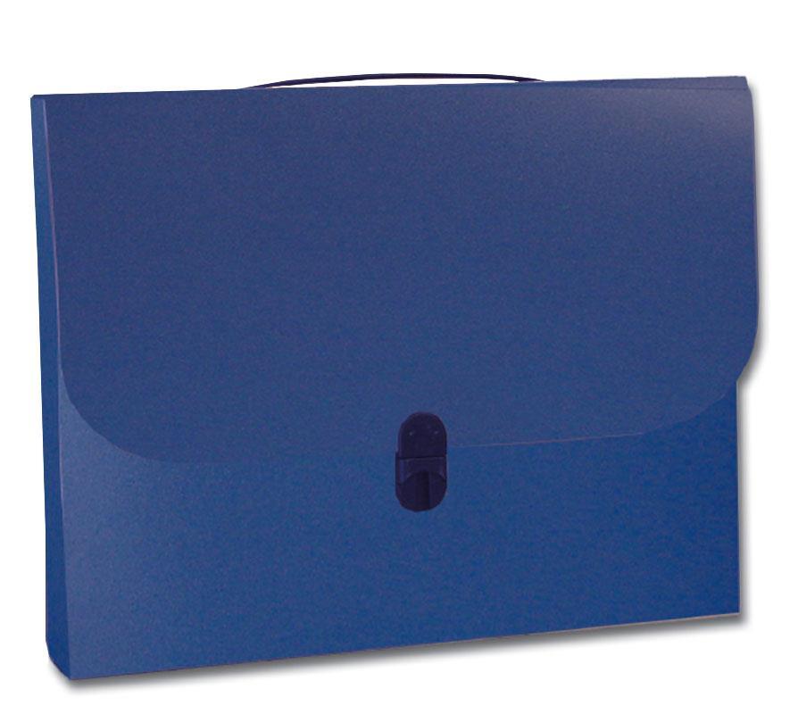 Next Next τσάντα συνεδρίων με κούμπωμα PP μπλε σκούρο Υ36x28x4εκ. 03657-20---3
