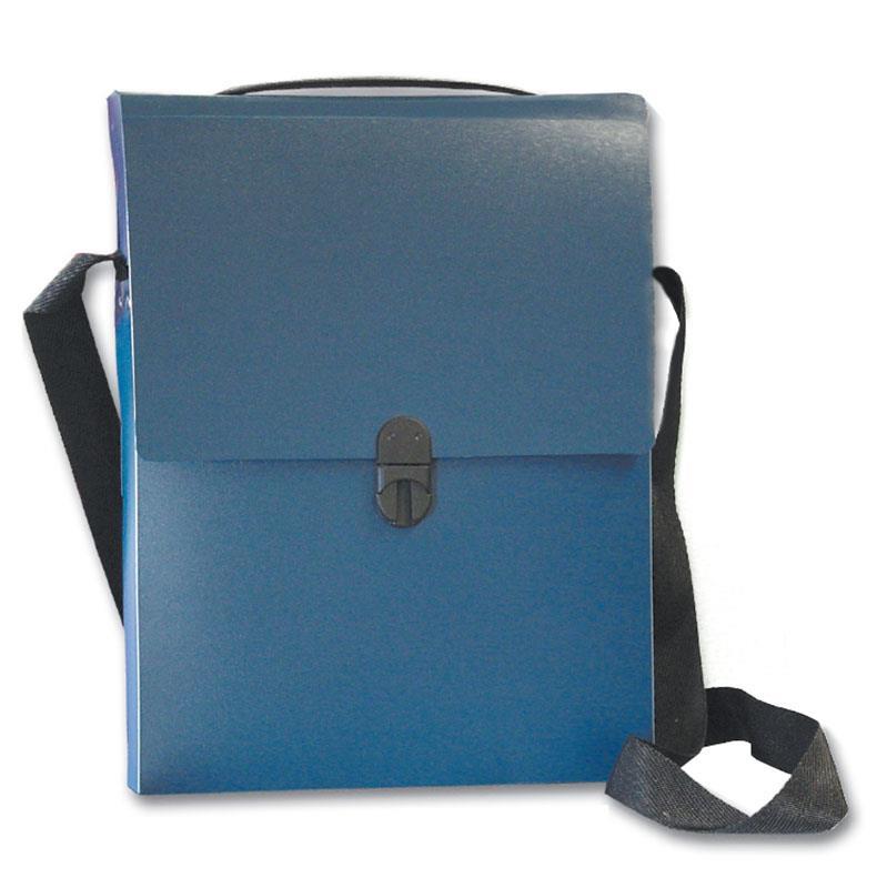Next Next τσάντα συνεδρίων με ιμάντα PP μπλε σκούρο Υ32x24x5εκ. 03660-20---3