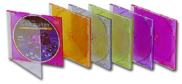 Next Θήκη για CD-DVD πλαστική διάφορα χρώματα 05007---61-2