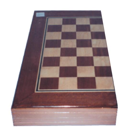 Next Τάβλι-σκάκι ξύλινο απο καπλαμά 50x50εκ. 12146---92-2