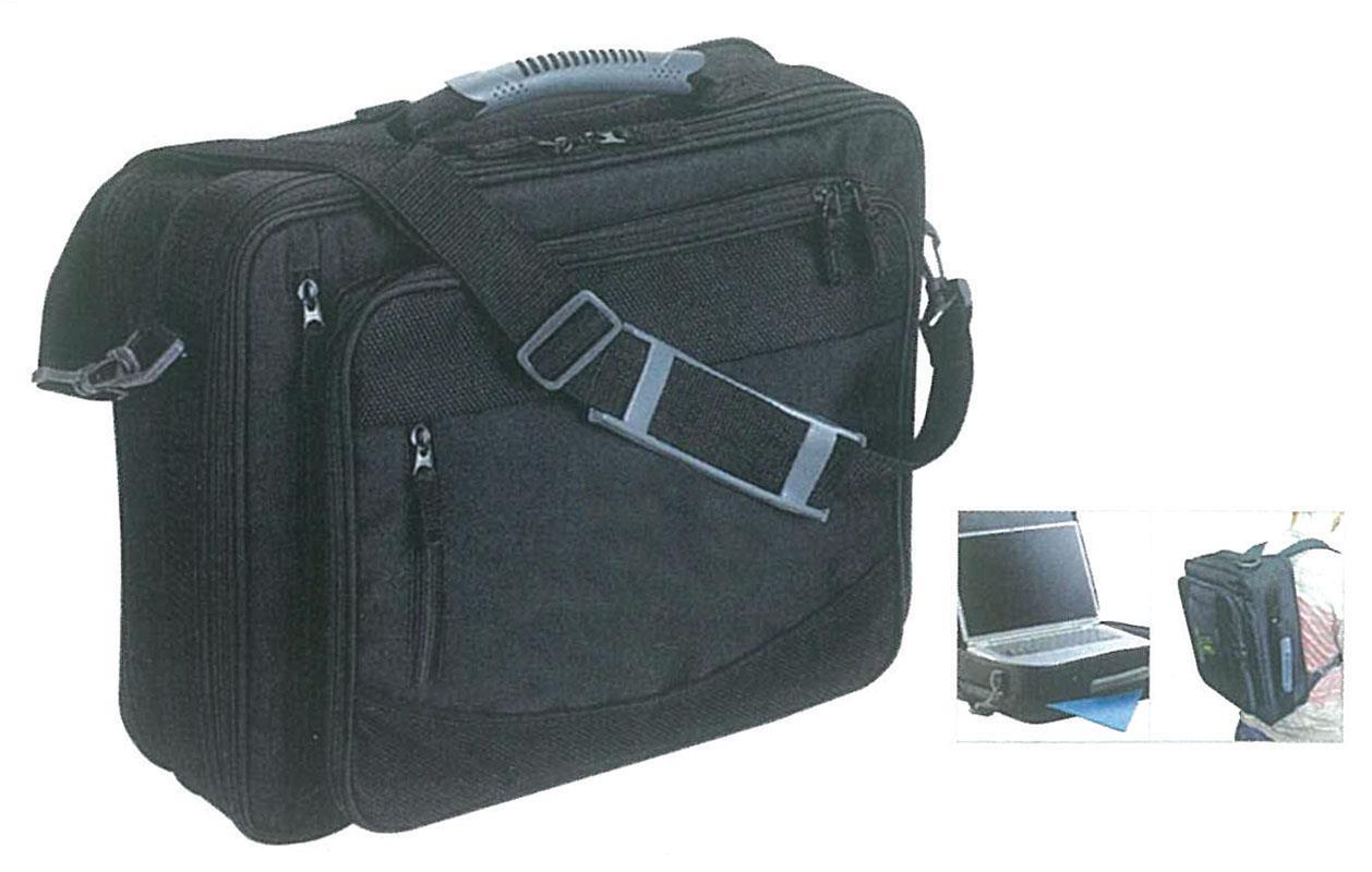 Next Τσάντα με θήκες για laptop μαύρη 44x32x16εκ. 19961---ΑΙ-2