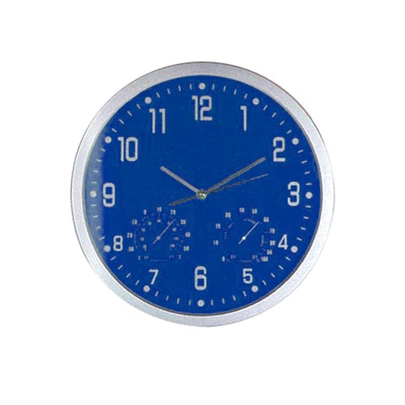 Next Ρολόι τοίχου θερμόμετρο-υγρόμετρο μπλε καντράν Ø35εκ. 21070-03ΑΩ-2