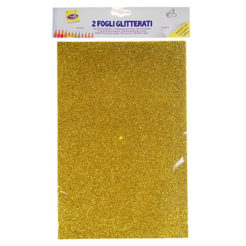 Next Φύλλα glitter χρυσά 20x30εκ. 2τεμ. σε blister 24859-18---2