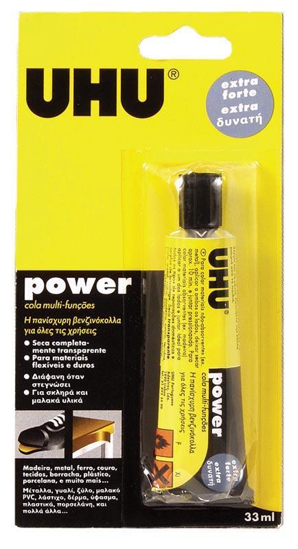 Uhu Uhu βενζινόκολλα Power multi purpose 33ml 26036---ΓΖ-2