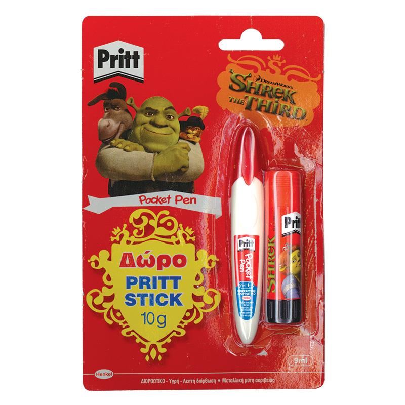 Next Pritt σετ διορθωτικό στυλό και κόλλα stick σε blister 30853------2