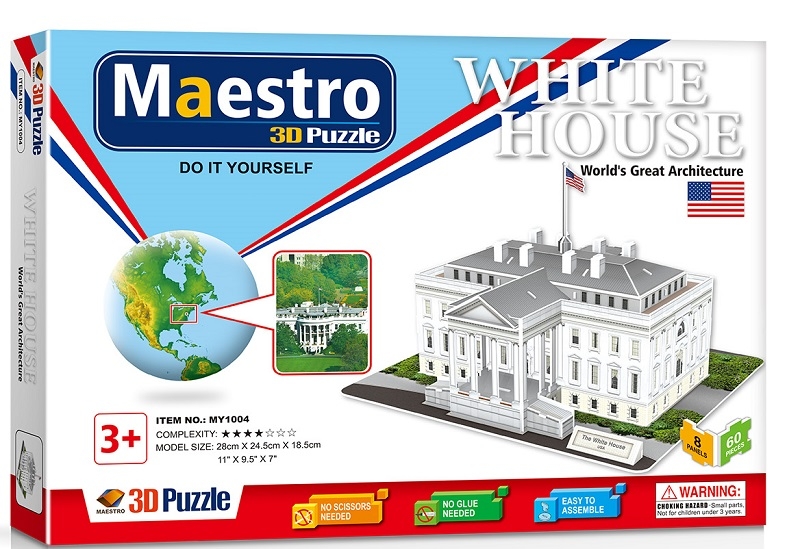 Remoundo 3D ΠΑΖΛ The White House 60ΤΜΧ MY1004 6970114321046