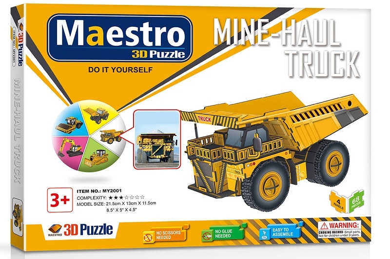 Remoundo 3D ΠΑΖΛ Mine-Haul Truck 68ΤΜΧ MY2001 6970114322012